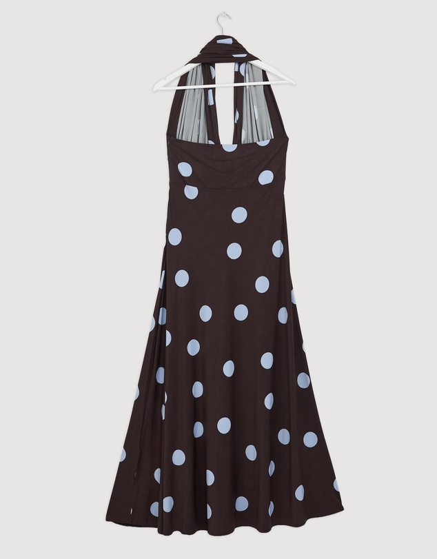 Revibe - Repaired BY JOHNNY. Paloma Polka Ankle Dress - AU 14