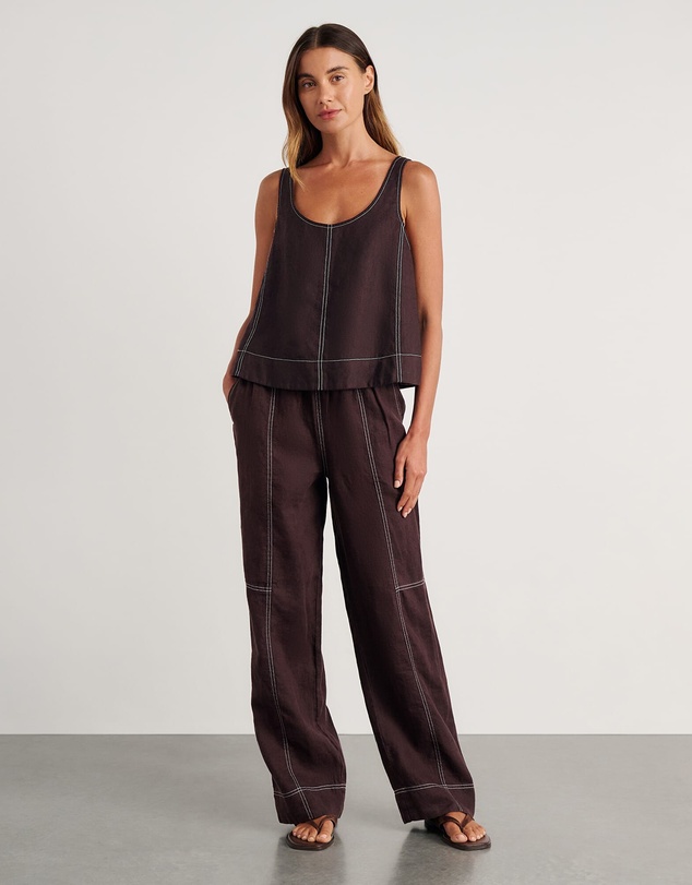 Jag - Sabine Linen Scoop Cami