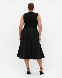 City Chic - Plus sizePia Midi Skirt - black