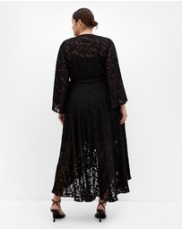 City Chic - Fleetwood Jacquard Maxi Dress