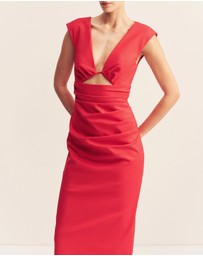 Shona Joy - Lani Plunged Cut Out Maxi Dress - ICONIC EXCLUSIVE