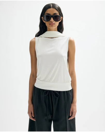 Minima Esenciales - Emra Scarf Tank Top