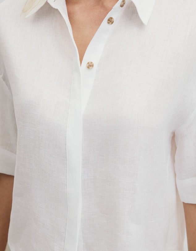 Country Road - Short Sleeve Linen Shirt