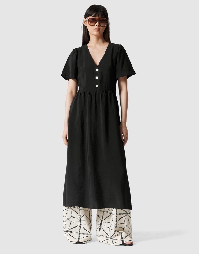 & Other Stories - V-Neck Midi Dress
