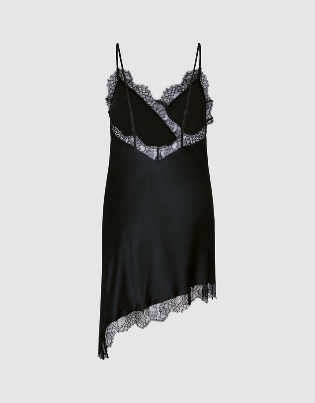Hunkemoller - Satin Lace Asymmetric Slip Dress