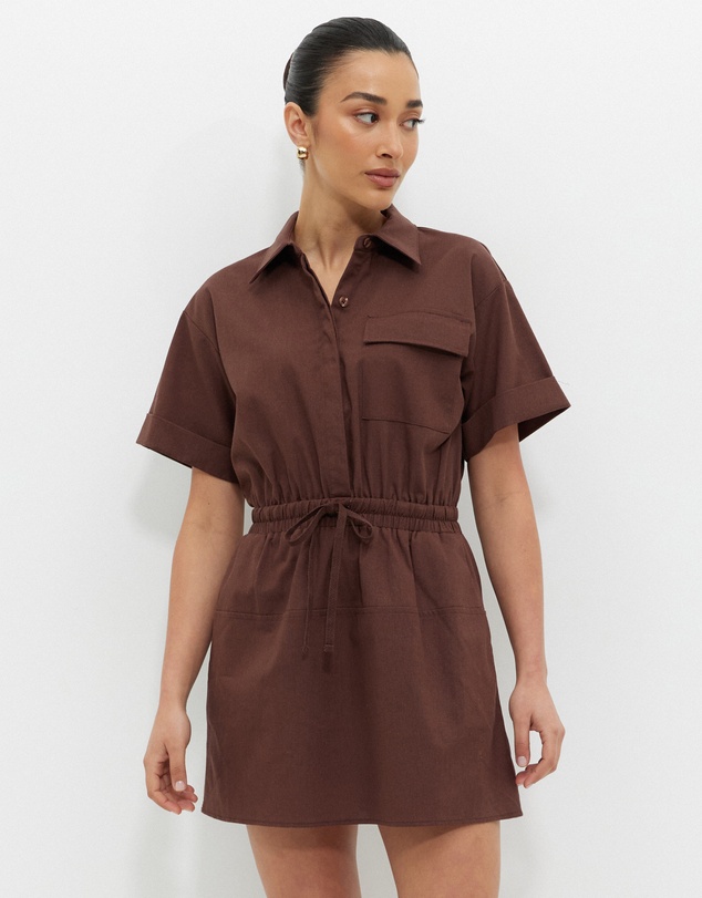 Calli - Seamed Mini Dress
