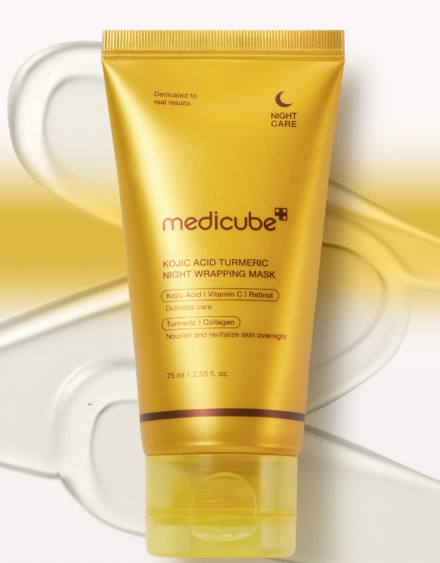 MEDICUBE - Kojic Acid Turmeric Night Wrapping Mask