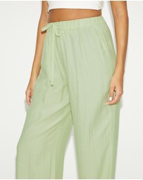 Dazie - Summer Plans Linen Blend Trousers
