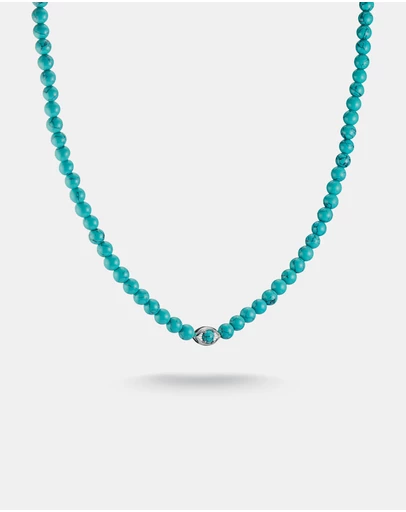 THOMAS SABO - THOMAS SABO Turquoise Eye Bead Necklace