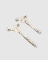 Sunnylife - 2-Pack Cotton Candy Inflatable Noodle Glitter - Kids