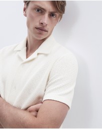 UNISON - Open Weave Regular Fit Shirt