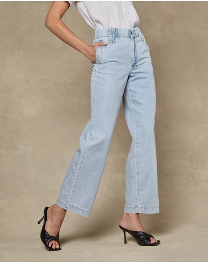 DRICOPER DENIM - Lucia Moondust Wide Leg Pants