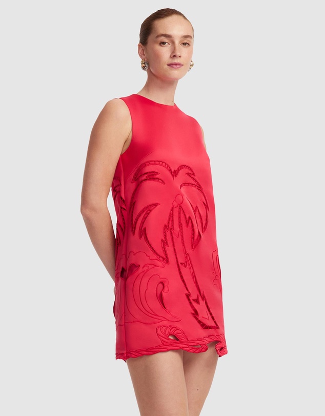 LEO LIN - Yvonne Applique Mini Dress