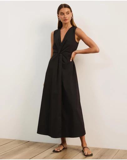 Atmos&Here - Ida Cotton Poplin Midi Dress