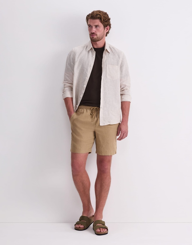 Sportscraft - Caffery Yarn Dyed Linen Short