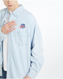 Vintage by The Real Deal - Pre Loved - Vintage 90s Planet Hollywood Denim Button Up Shirt
