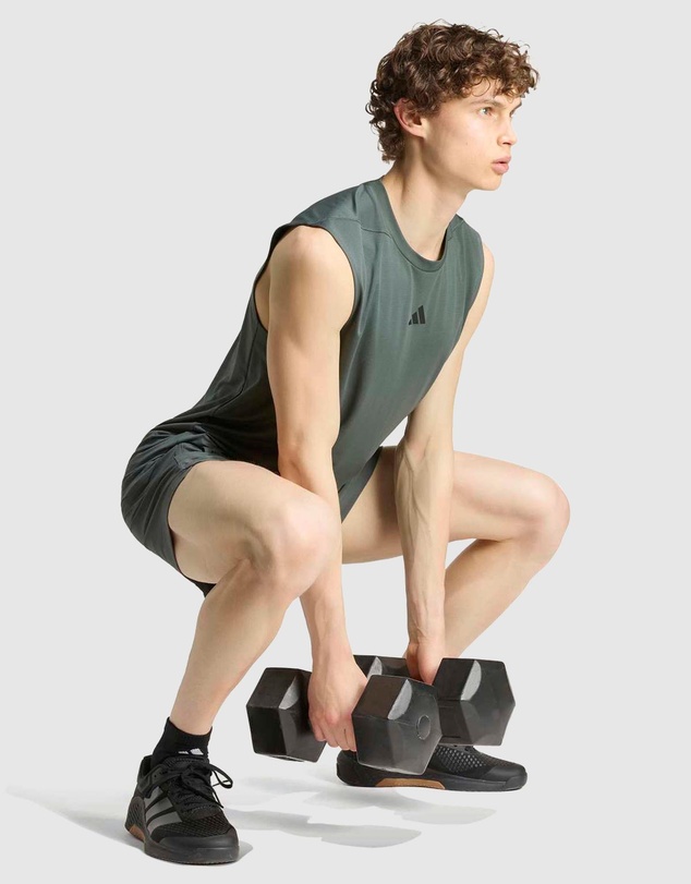 adidas Performance - D4T Primelift 3 Stripes Tank