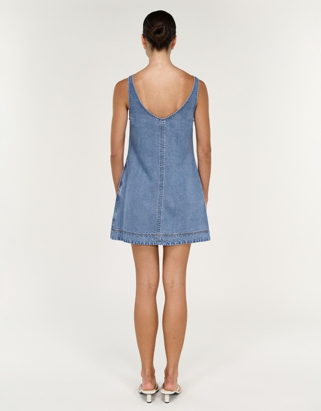 Staple the Label - Talia Chambray Mini Dress