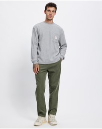 Rhythm - Vintage Pocket LS Waffle T-Shirt
