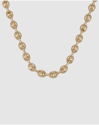 Skagen - Moderne Stak Gold Necklace