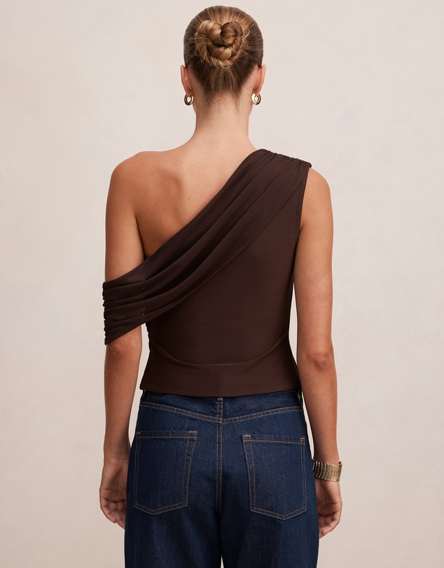 Forever New - Lucille One Shoulder Draped Top