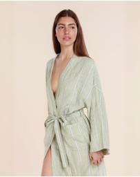 Gingerlilly - Rosalind Linen Robe