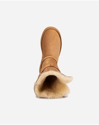 Ozwear Connection Uggs - Ugg Classic Platform Buckle Long Boots (4.5cm) (Water Resistant)