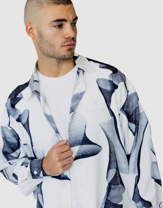 Justin Cassin - Lark Print Casual Shirt