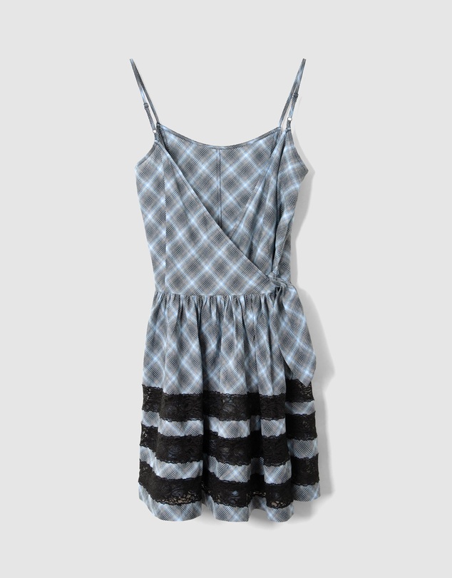 Damson Madder - Iggy Lace Insert Midi Dress