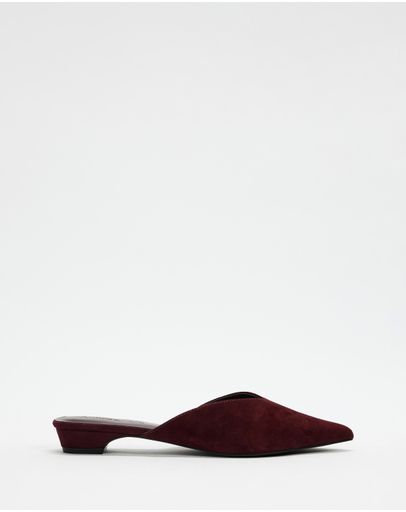 Burgundy Suede