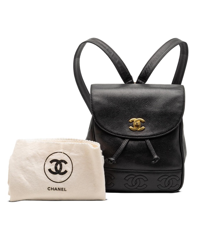Pre-Loved by Azura Reborn - Pre-Loved Caviar Triple CC Backpack