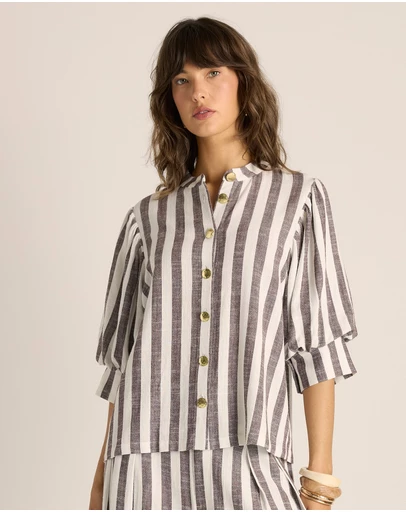 Fate + Becker - Saskia Balloon Shirt