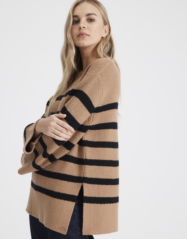 Everly Collective - Vancouver Striped Knit