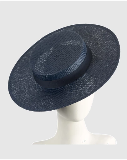 Max Alexander - Navy Boater Hat