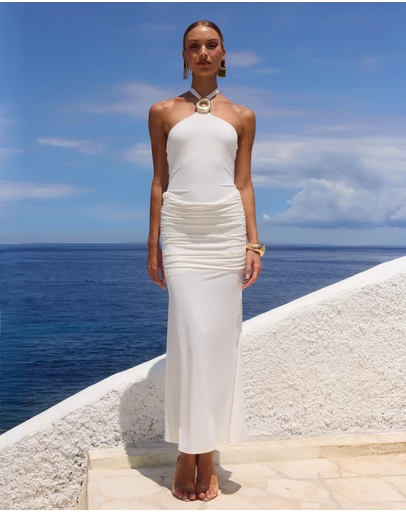 Runaway the Label - Alola Halter Maxi Dress