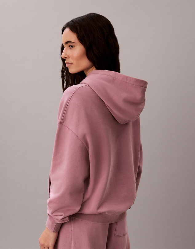 Calvin Klein Jeans - Woven Monologo Terry Pullover Hoodie