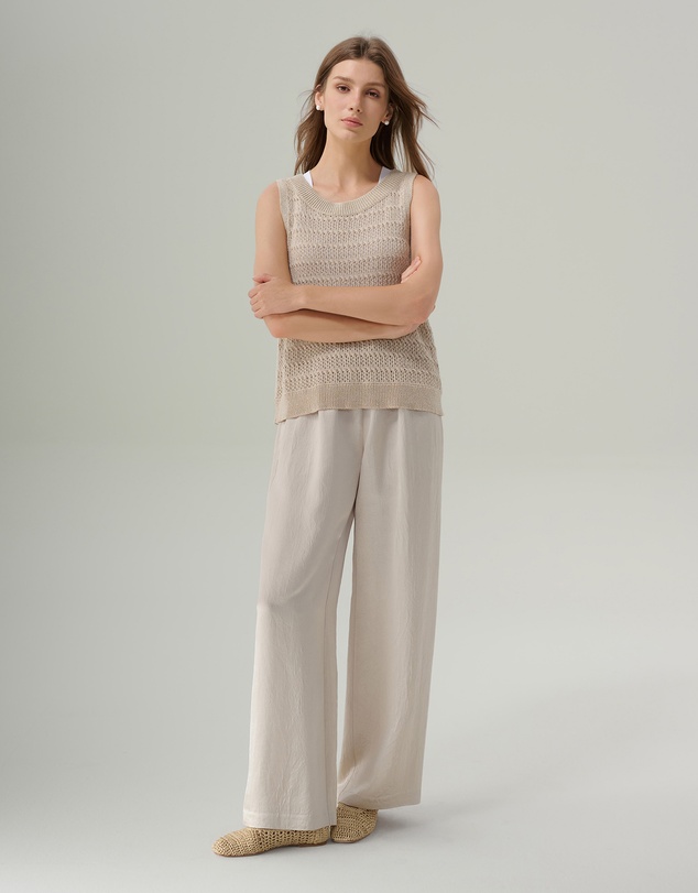 IDA+S - Miri Satin Wide Leg Pant