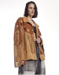 THE TALES - Portobello Road Fringed Suede Jacket