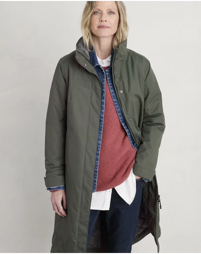 Seasalt - Seasalt Cornwall Green Janelle Coat