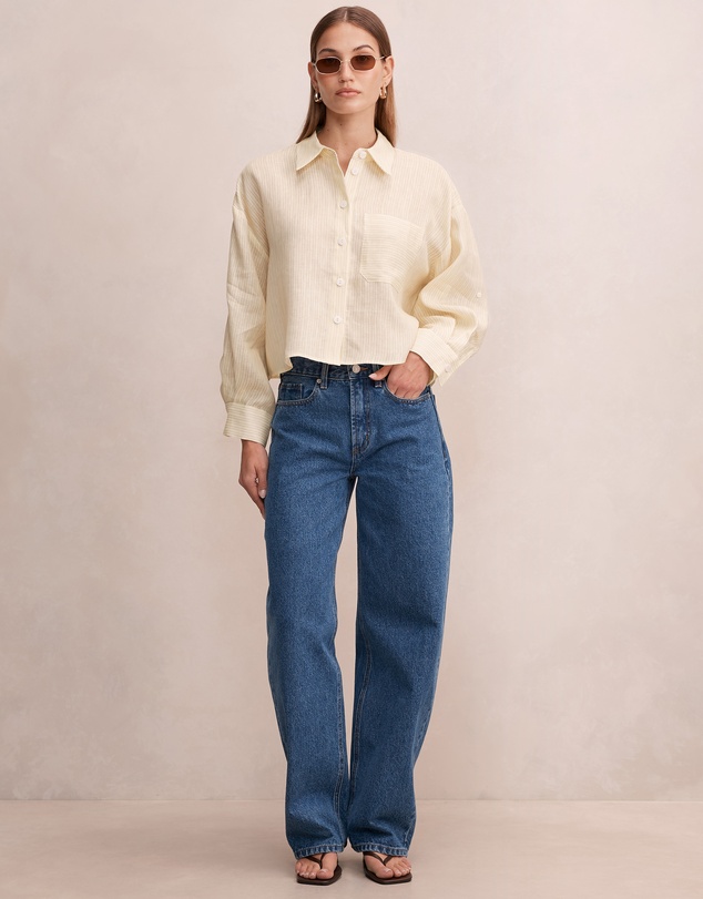 Forever New - Bowie Cropped Shirt