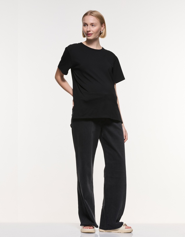 Soon Maternity - Relaxed Wide Leg Jeans