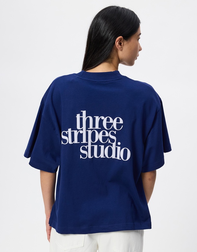 adidas Sportswear - 3 Stripes Studio Boyfriend Tee