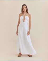 Amelius - Gemma Linen Halterneck Dress