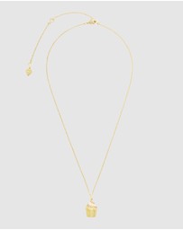 Wanderlust + Co - Cafe W+Co Sundae Cup Gold Necklace