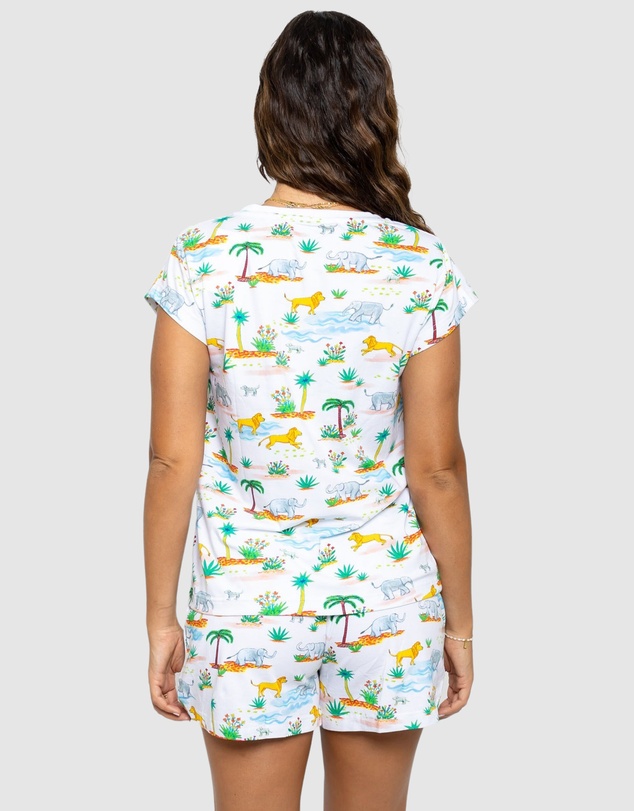 Sant And Abel - Women's Trunks Up Jersey Short PJ Set