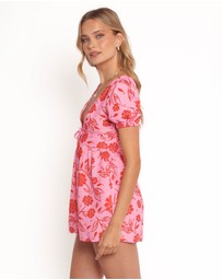 Petal & Pup - Anthea Playsuit - Pink Red