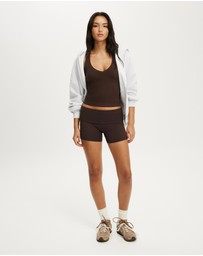 Cotton On Body Active - Ultra Soft Roll Over Shortie Short