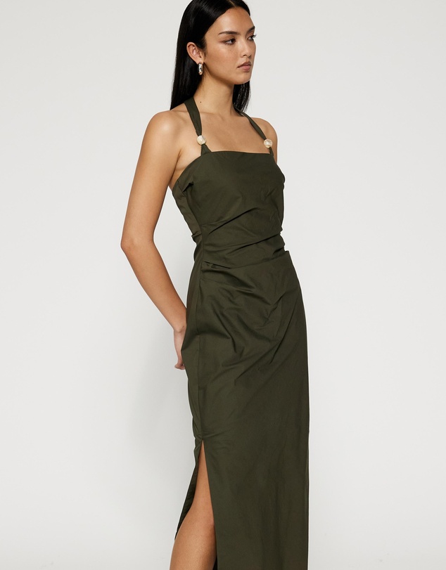 Lover - Tianah Tuck Detail Midi Dress
