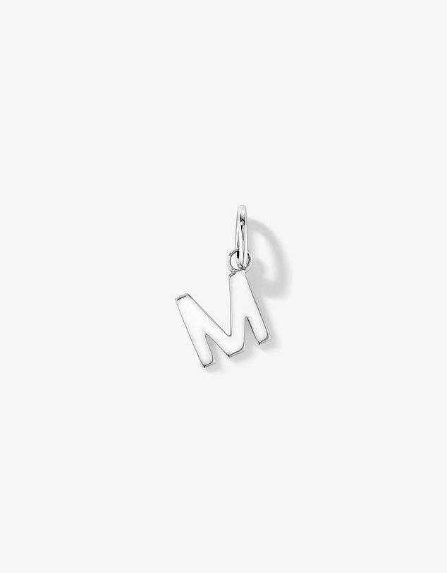 Michael Hill - Letter M Initial Pendant in Sterling Silver