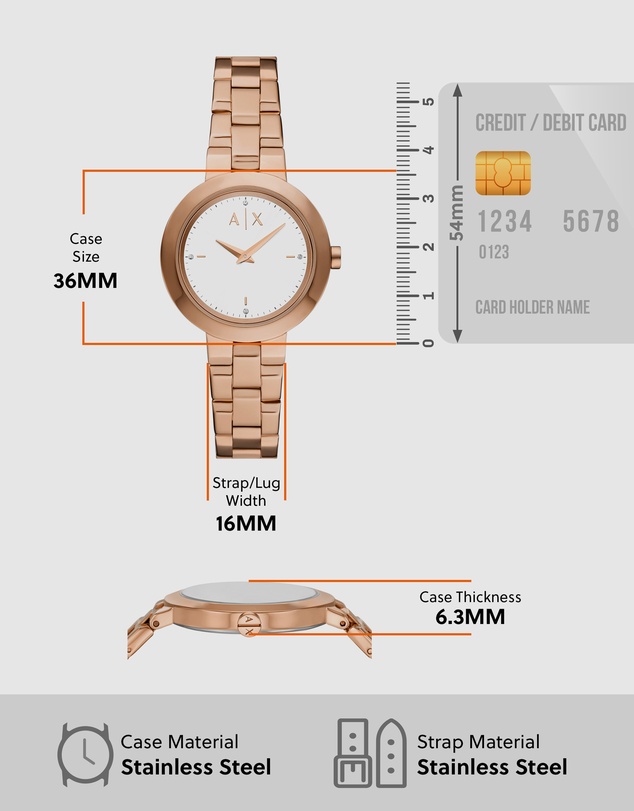 Armani Exchange - Two Tone Analogue Watch